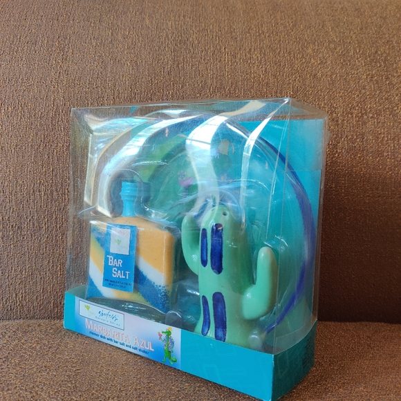 Shonfeld's Barware Series - Margarita Azul,Rimmer Dish, Bar Salt and Salt Shaker - Picture 2 of 6